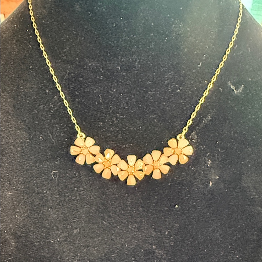 Gold Floral Necklace
